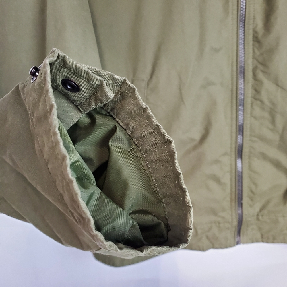 Timberland Men's light jacket army green zip up LG - Picture 9 of 13